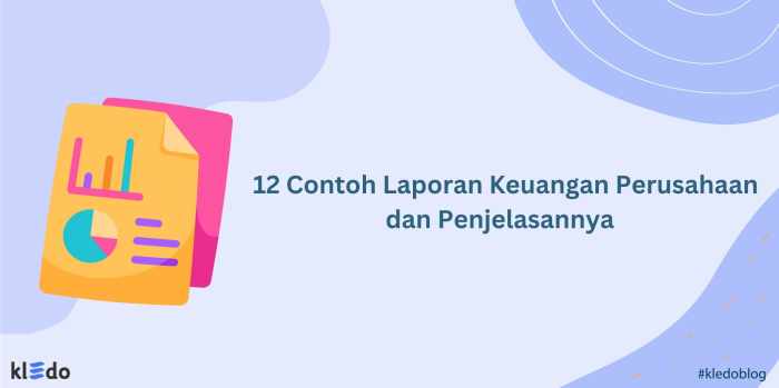 Contoh laporan keuangan manual